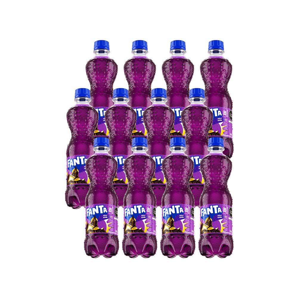 Gaseosa Uva FANTA Paquete 12 Botellas 500ml c/u