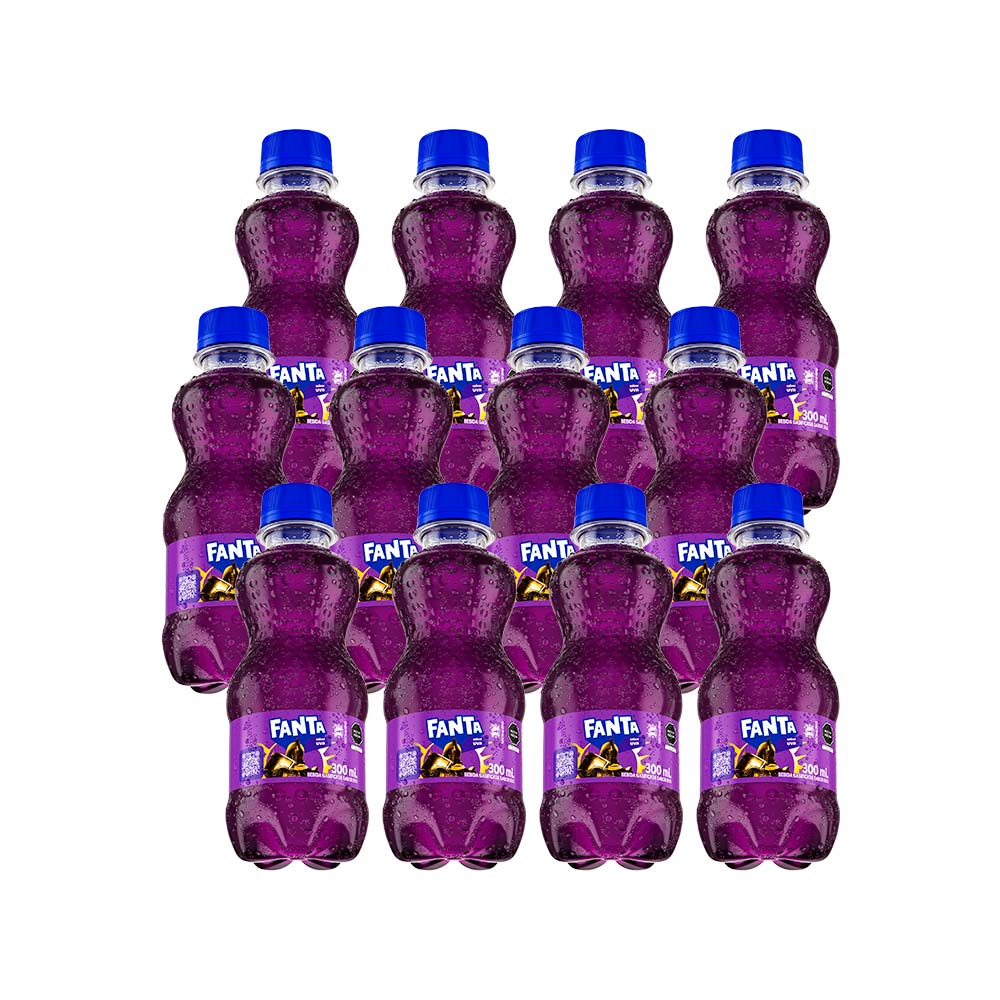 Gaseosa Uva FANTA Paquete 12 Botellas 300ml c/u