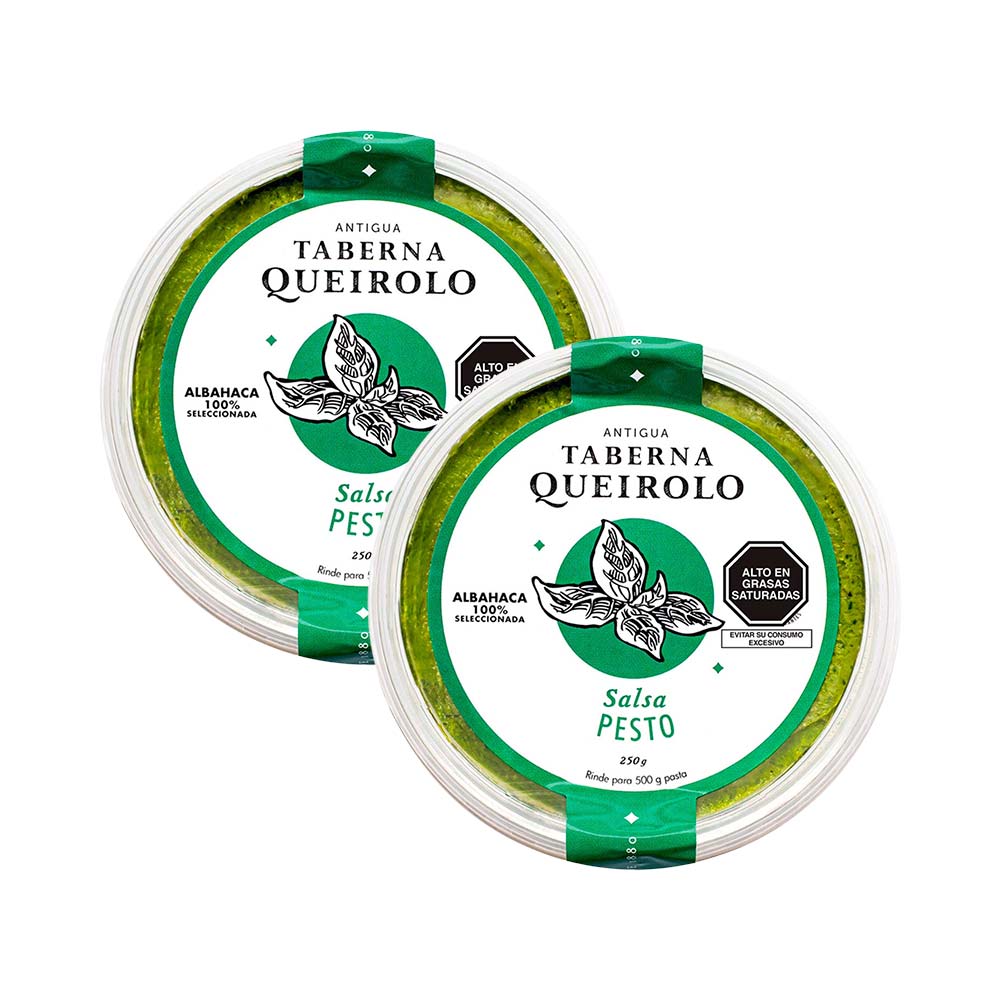 Pack Salsa Pesto ANTIGUA TABERNA QUEIROLO Caja 250g x 2un