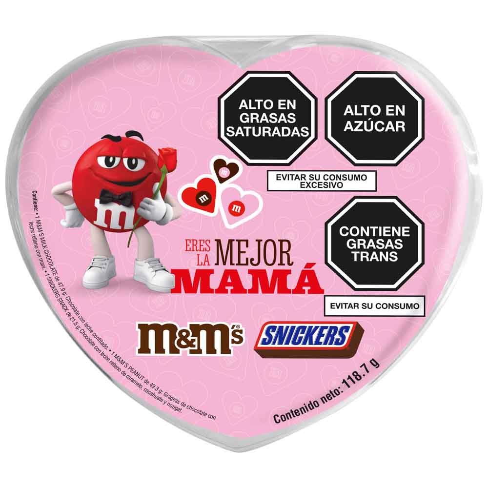 Chocolates M&M Día de la Madre Pote 118.7g