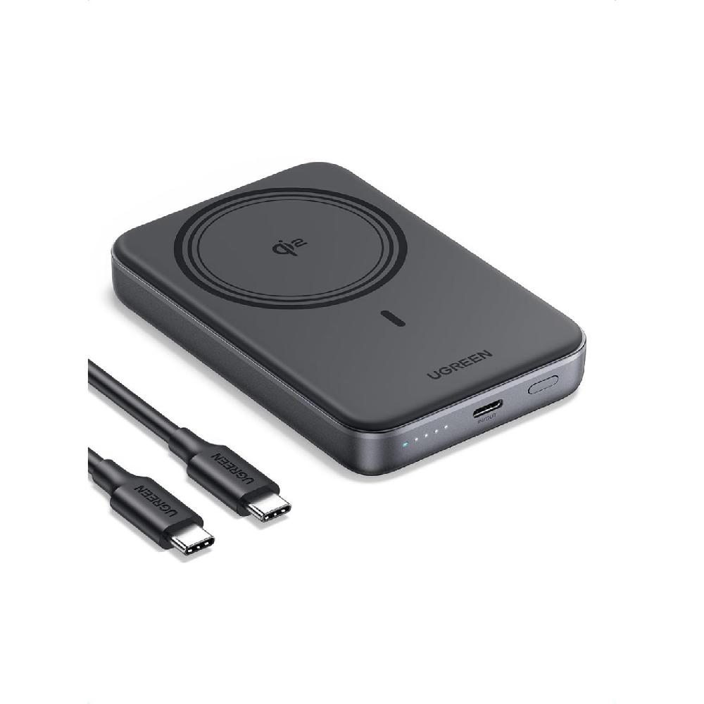 Ugreen Nexode Cargador Qi2 Magnético Portátil 10000mAh USB C 30W - Magsafe 15W PB761 45763