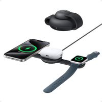 Cargador 3 en 1 Anker MagGo Qi2 Wireless Inalámbrico iPhone Watch Foldable Pad - B25M8H11