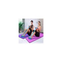 Ligas de Resistencia con Pedales para Ejercicios en Casa Fitness Tonificador color Celeste