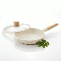 Sartén AlemanGrunf 24cm con Revestimiento Marmolado Crema