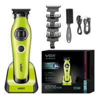Cortadora Pelo Patillera Vgr V-880t Rotatech Bldc 7200rpm Verde