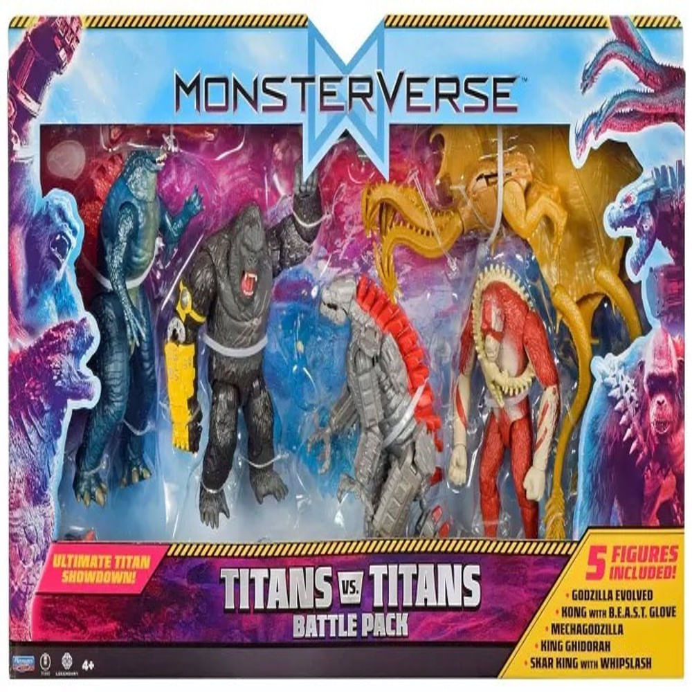 GODZILLA VS KONG MONSTERVERSE TITANS VS TITANS BATTLE PACK