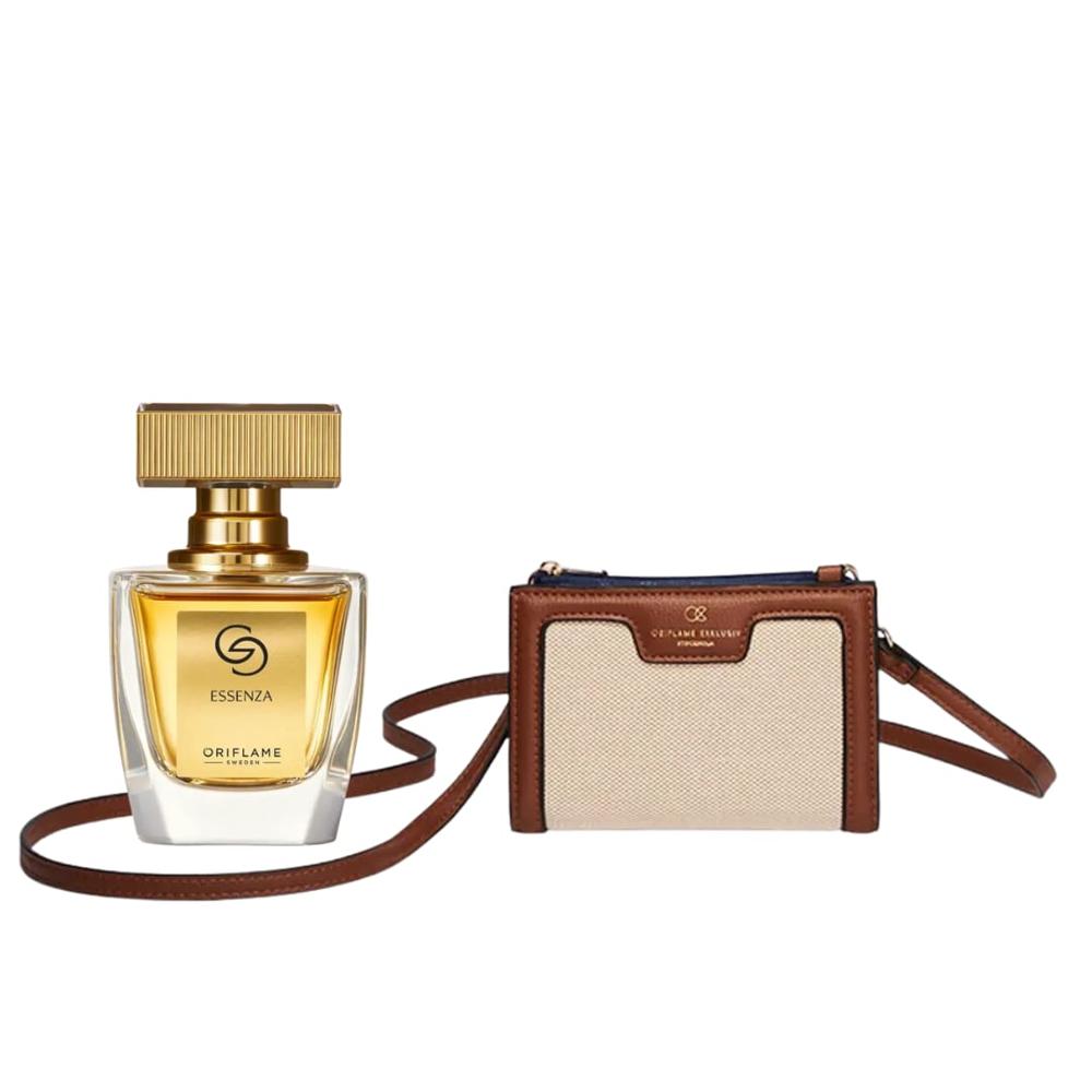 PERFUME GIORDANI GOLD ESSENZA - BILLETERA CON CORREA ACCOLADE