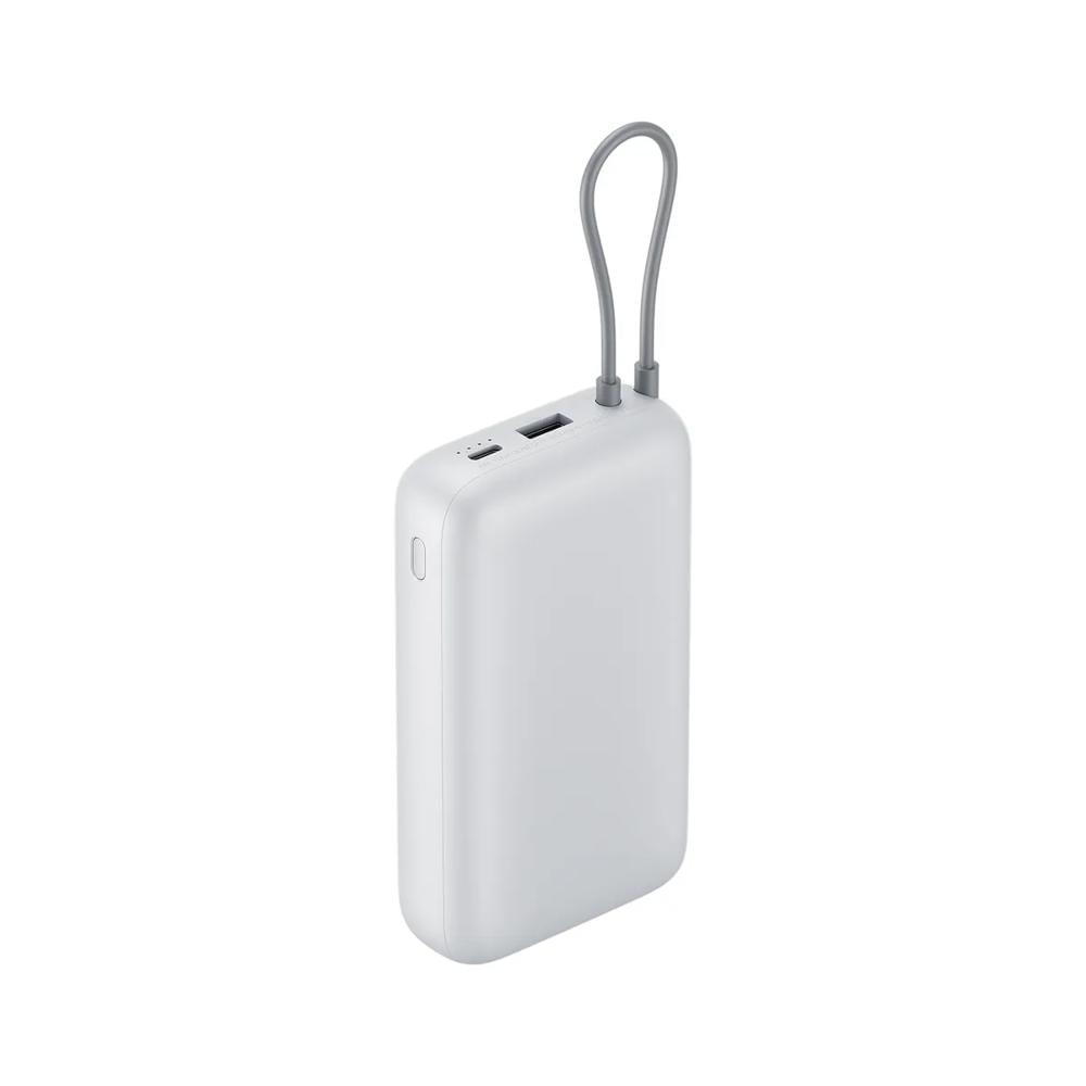 Powe Bank 33W 20000 mah con cable integrado Blanco