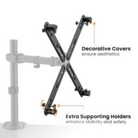 ADAPTADOR VESA UNIVERSAL PARA MONITOR 17 A 32 PULGADAS SIN ORIFICIOS XMA-11 KOREANO
