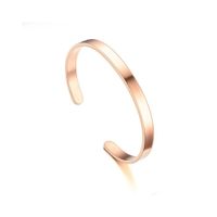 Pulsera Brazalete Minimalista Unisex bronce