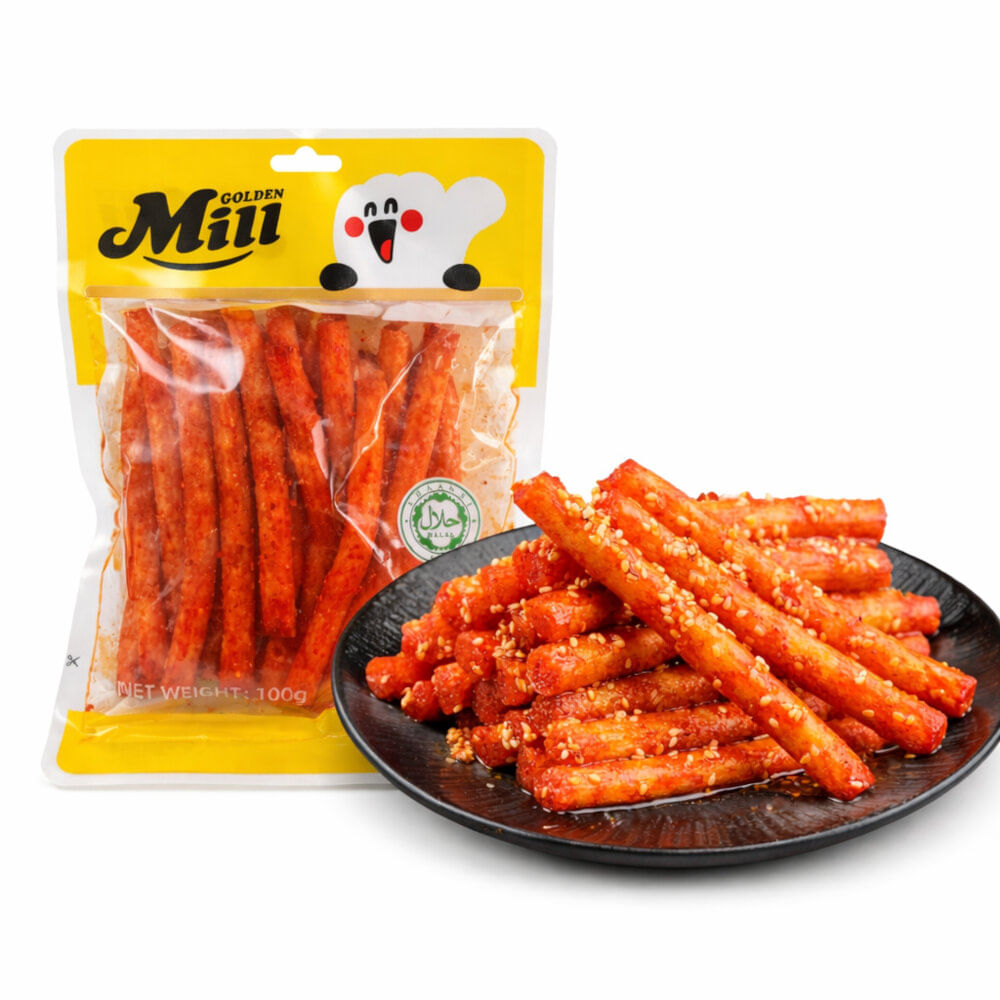 Snack Palitos De Soya Picante 100g Golden Mill