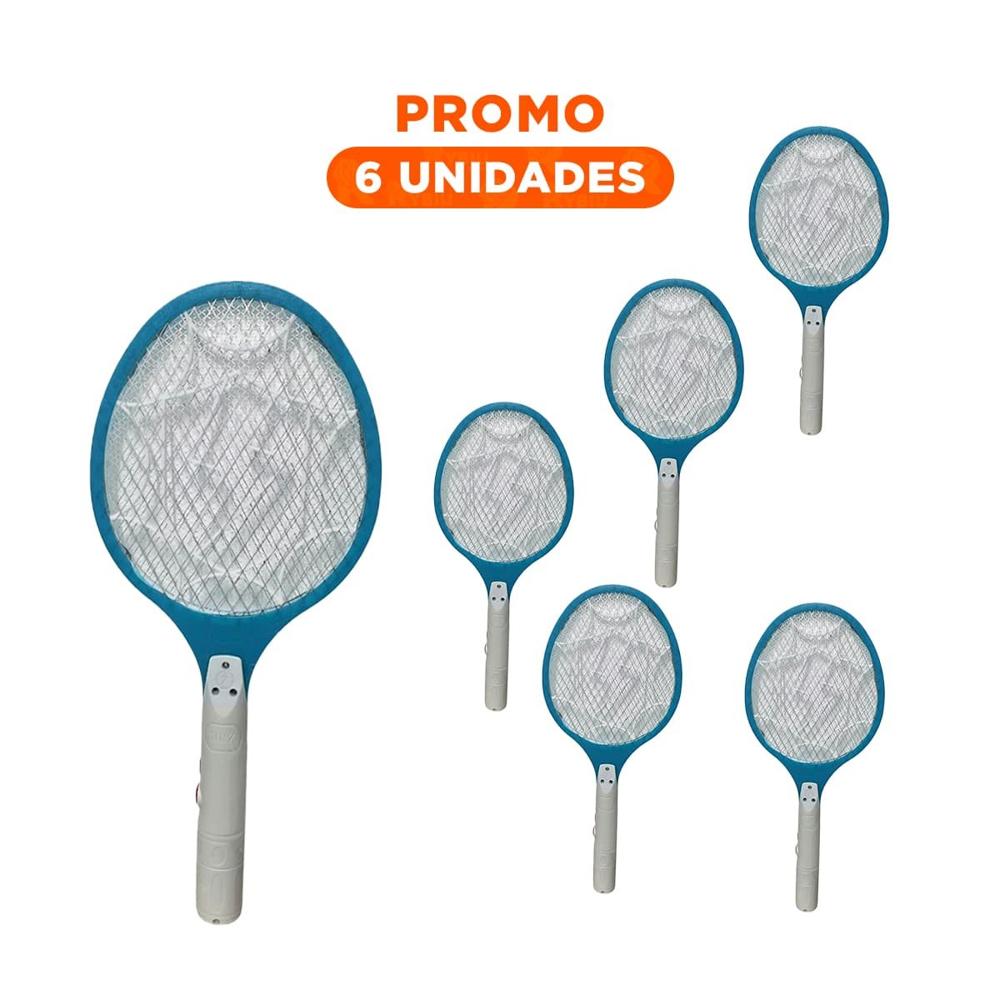 Pack6 Marco Mosquitera Compacta con Funcion Rapida para Uso Diario Azul