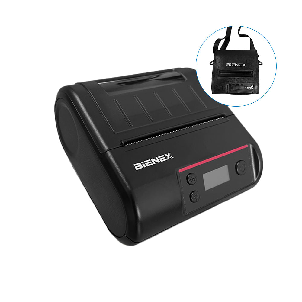 Impresora térmica Portatil DUAL HQ300B etiquetas adhesivas 80mm y Ticket 80mm