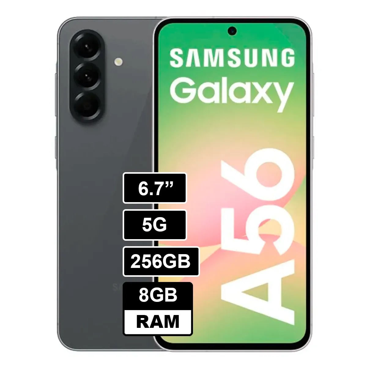 SAMSUNG GALAXY A56 5G 256GB 12GB RAM - NEGRO