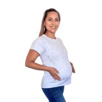 Polo Basic embarazo y lactancia Melange