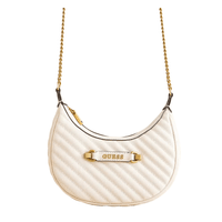 Cartera GUESS Sela Mini Crossbody Hobo Bone