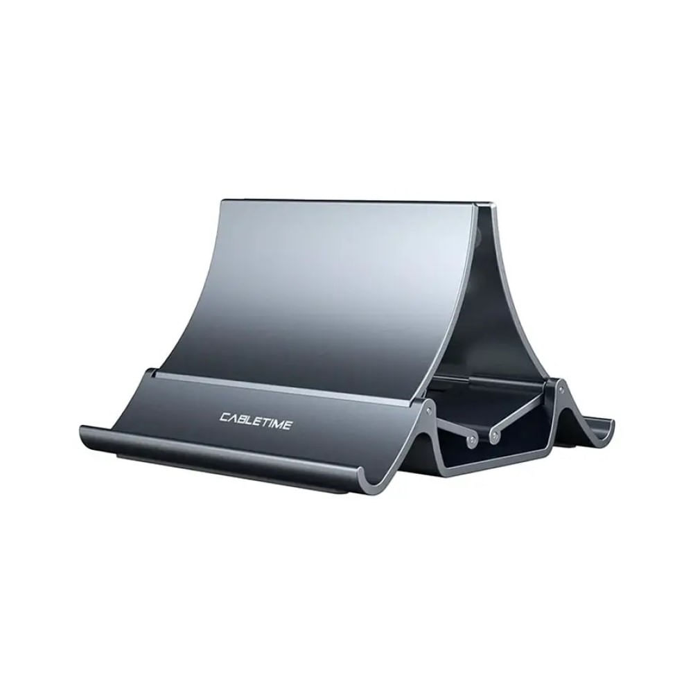 CABLETIME Soporte Vertical para Laptop 360 Ajustable con Doble Ranura CS15G