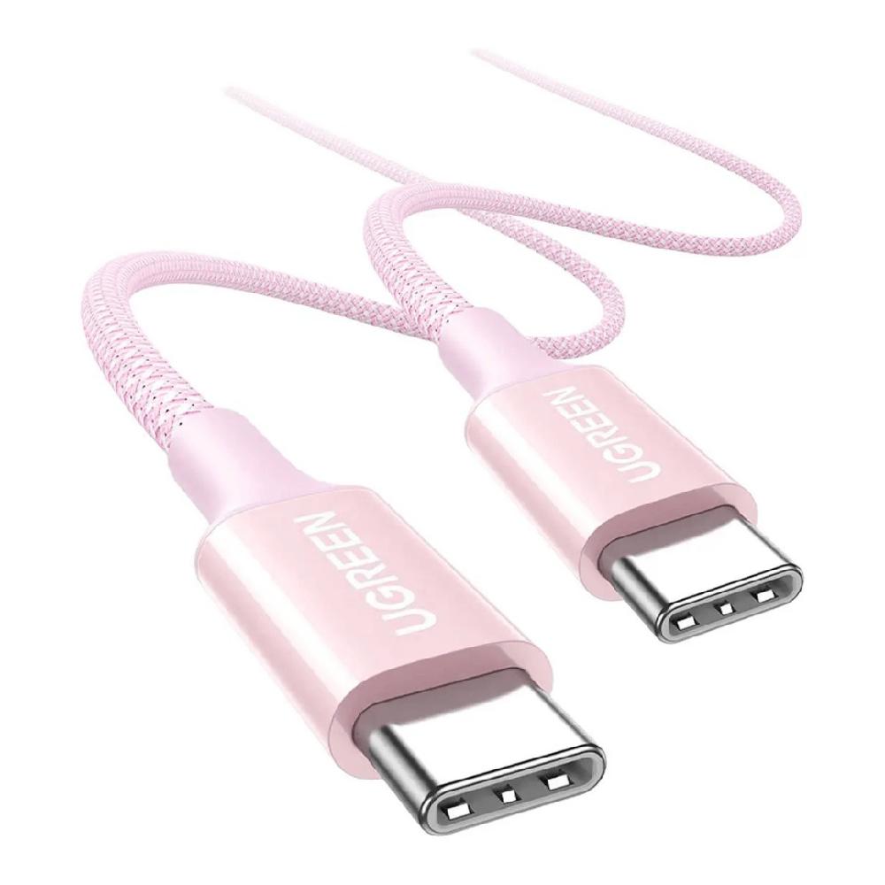 Ugreen Cable Carga rápida 2M USB C a USB C 100w L502 65252 ROSADO