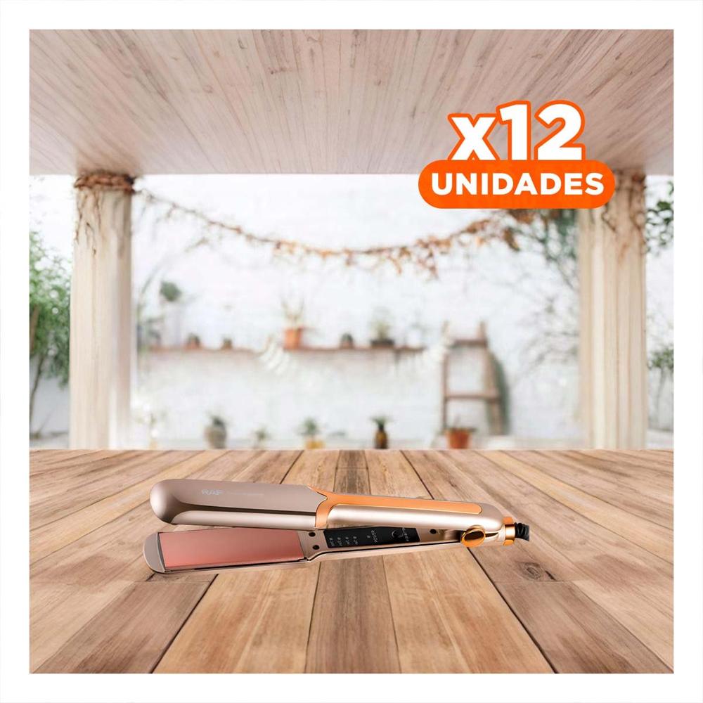 Alisadora de Cabello de Calentamiento Rapido para Uso Diario Rojo Pro Y+Papel Regalo