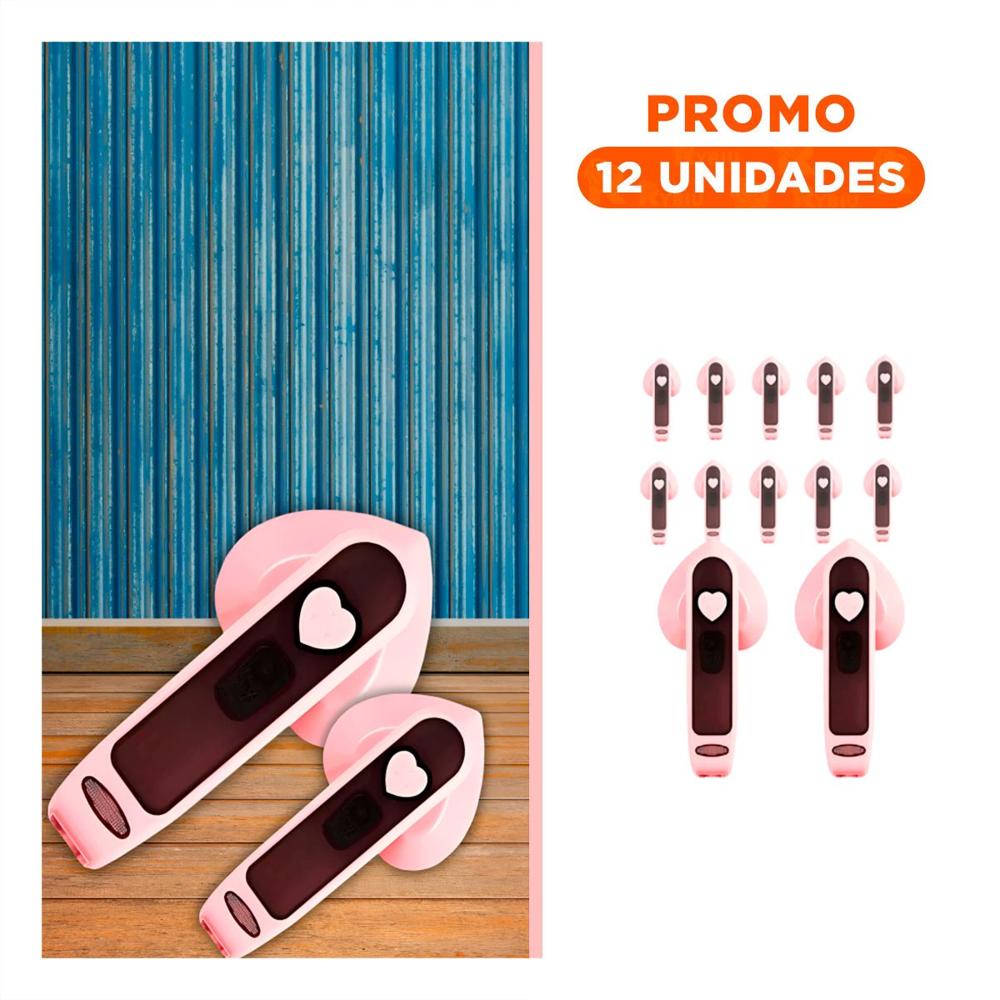 Pack12 Portatil plancha a vapor corazon practica y moderna para uso en casa Y+Regalo Sticker
