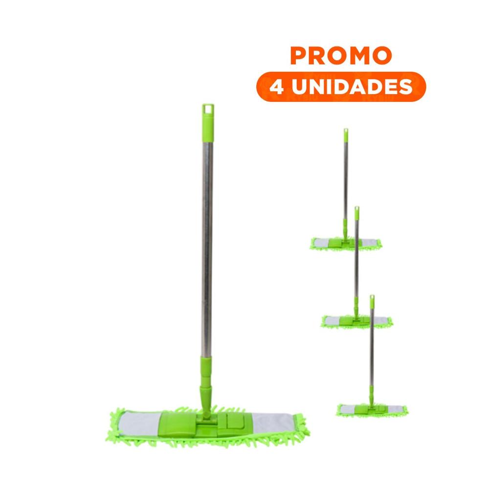 Pack4 Toalla Rectangular de Microfibra Verde Suave y Resistente para Pisos Y+Regalo Sticker