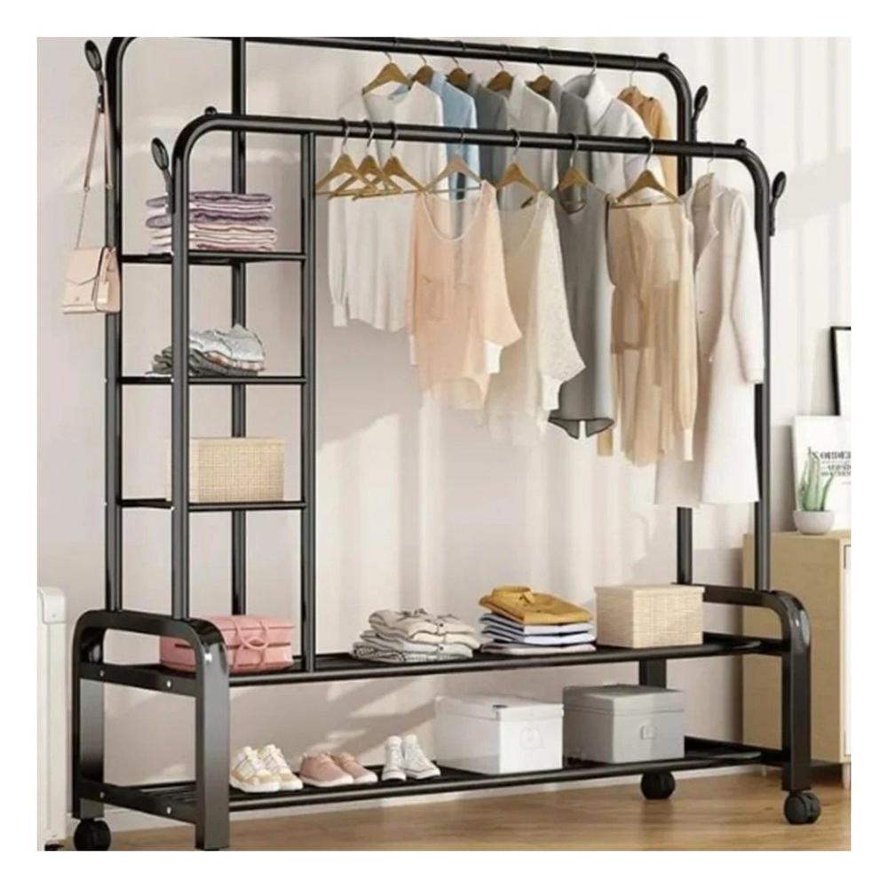 Repisa Funcional con Separadores y Acabado Moderno Negro Y+Regalo Sticker