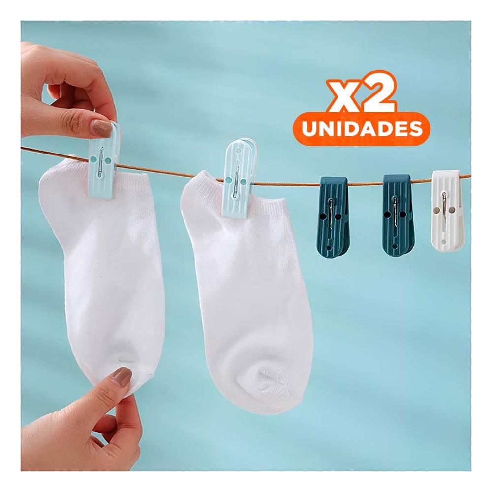 Pack2 Soporte Organizador Verde Claro Circular Para Ganchos de Ropa Practico Y+Regalo Sticker