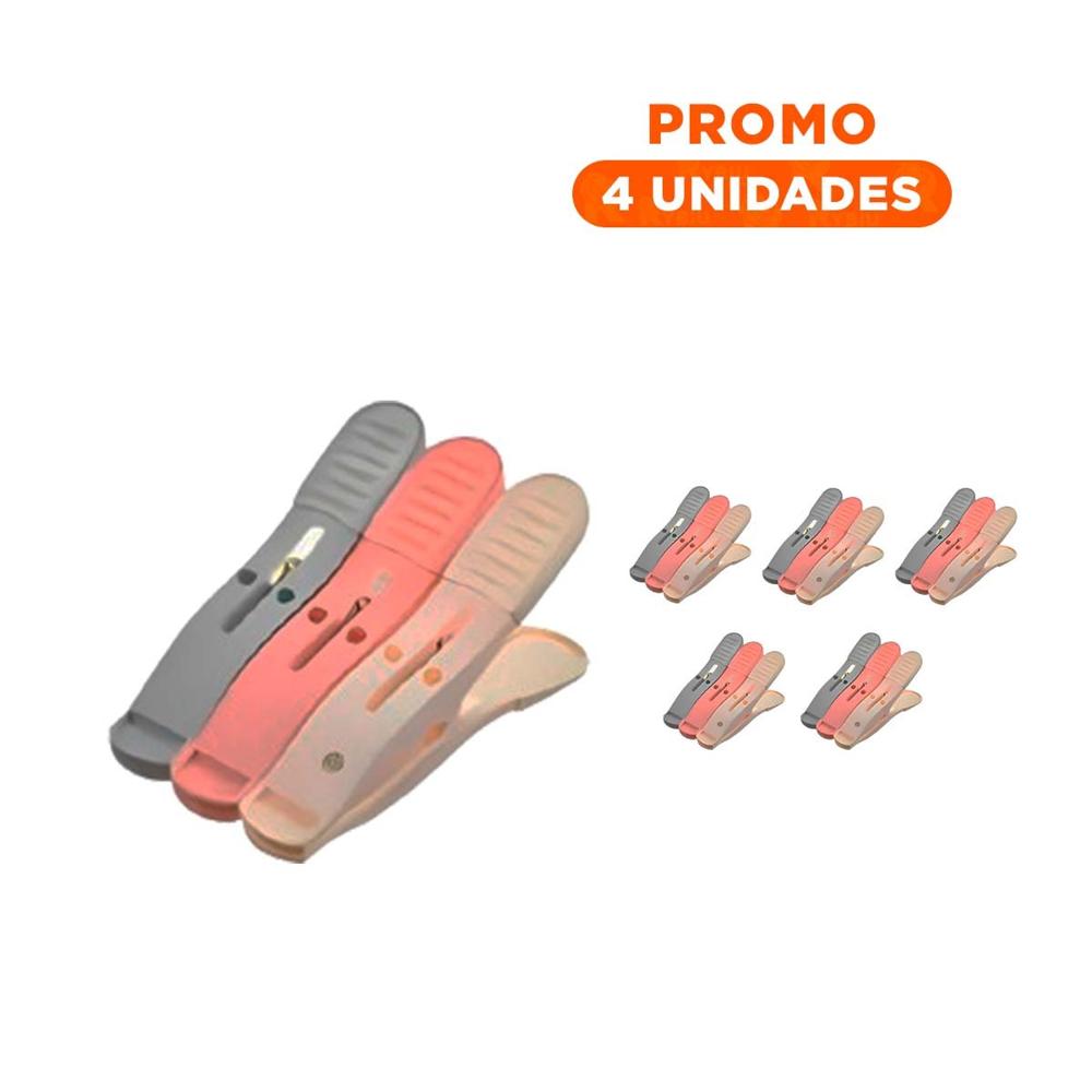 Pack4 Ganchos Multicolor para Ropa con Tres Colores y Cuerda para Uso Diario Y+Regalo Sticker