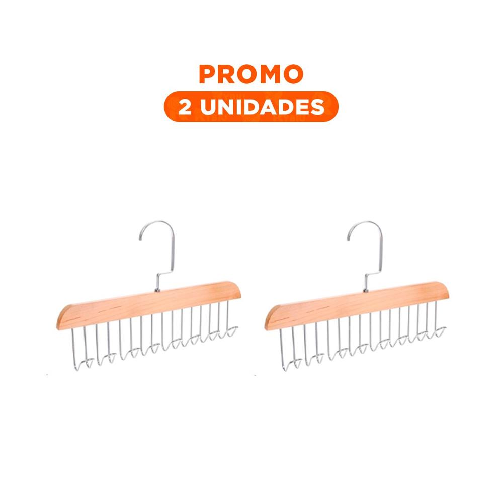 Pack2 Gancho Funcional con Ocho Ganchos para Uso Cotidiano en Casa