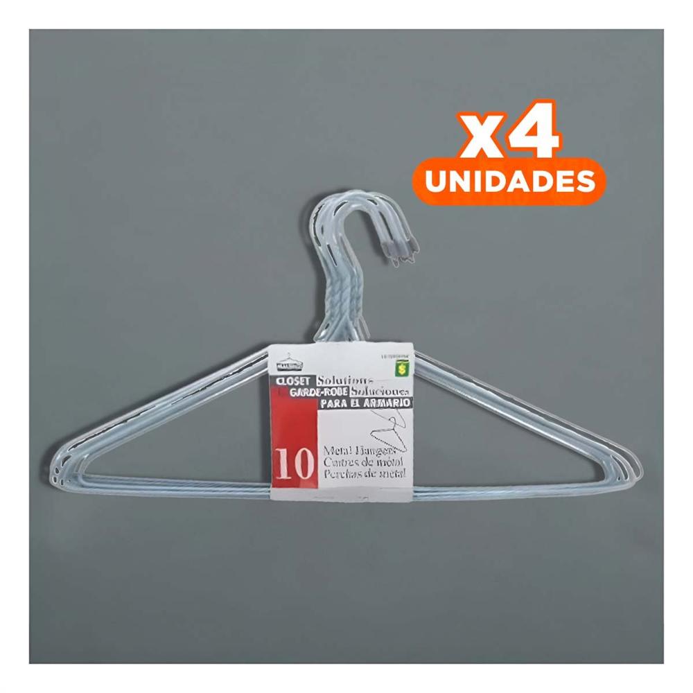 Pack4 Sujetador de Alambre Plomo con 10 Piezas 21x40cm para Colgado Seguro Y+Papel Regalo