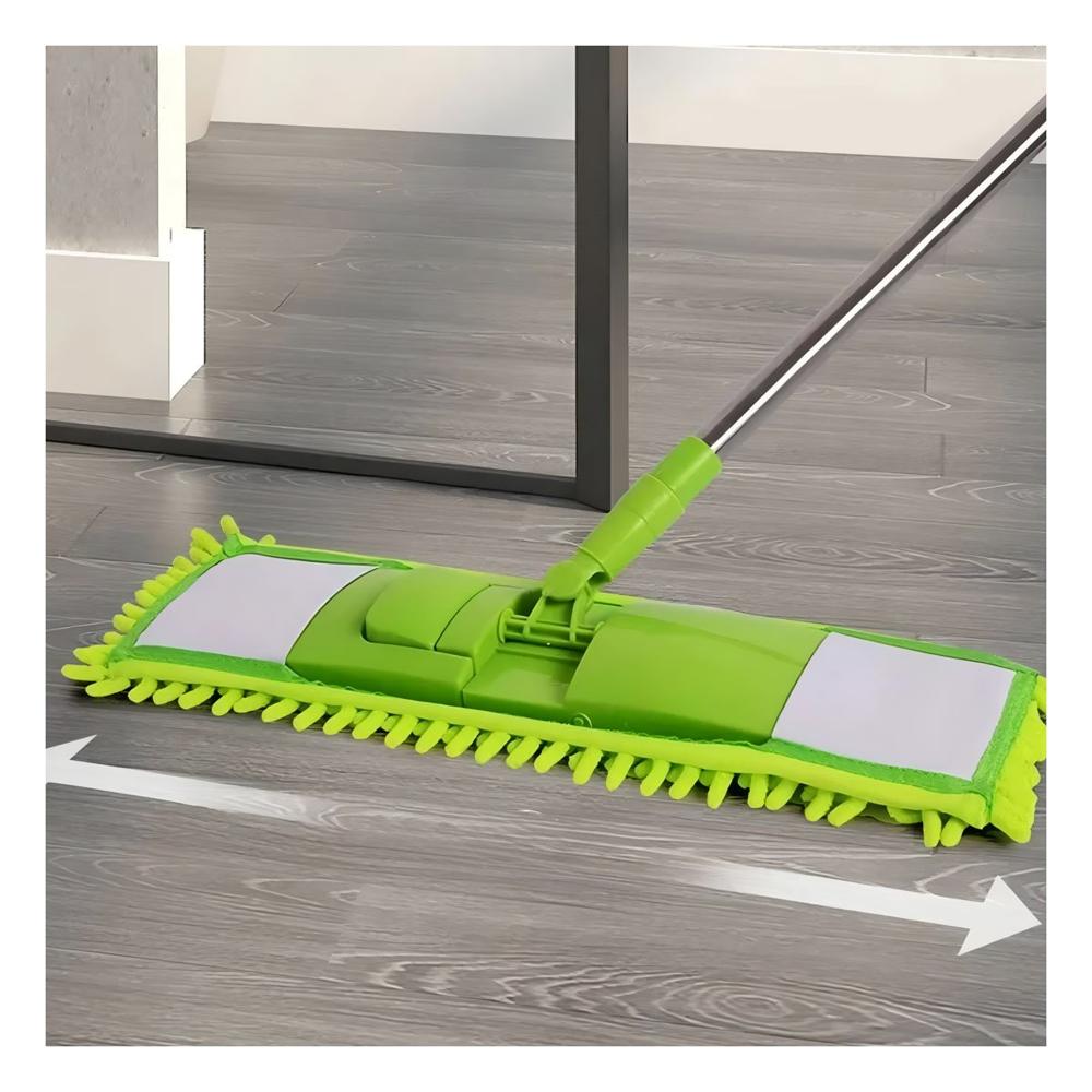 Mopa Rectangular de Microfibra Verde Practico para Limpieza General Y+Post It