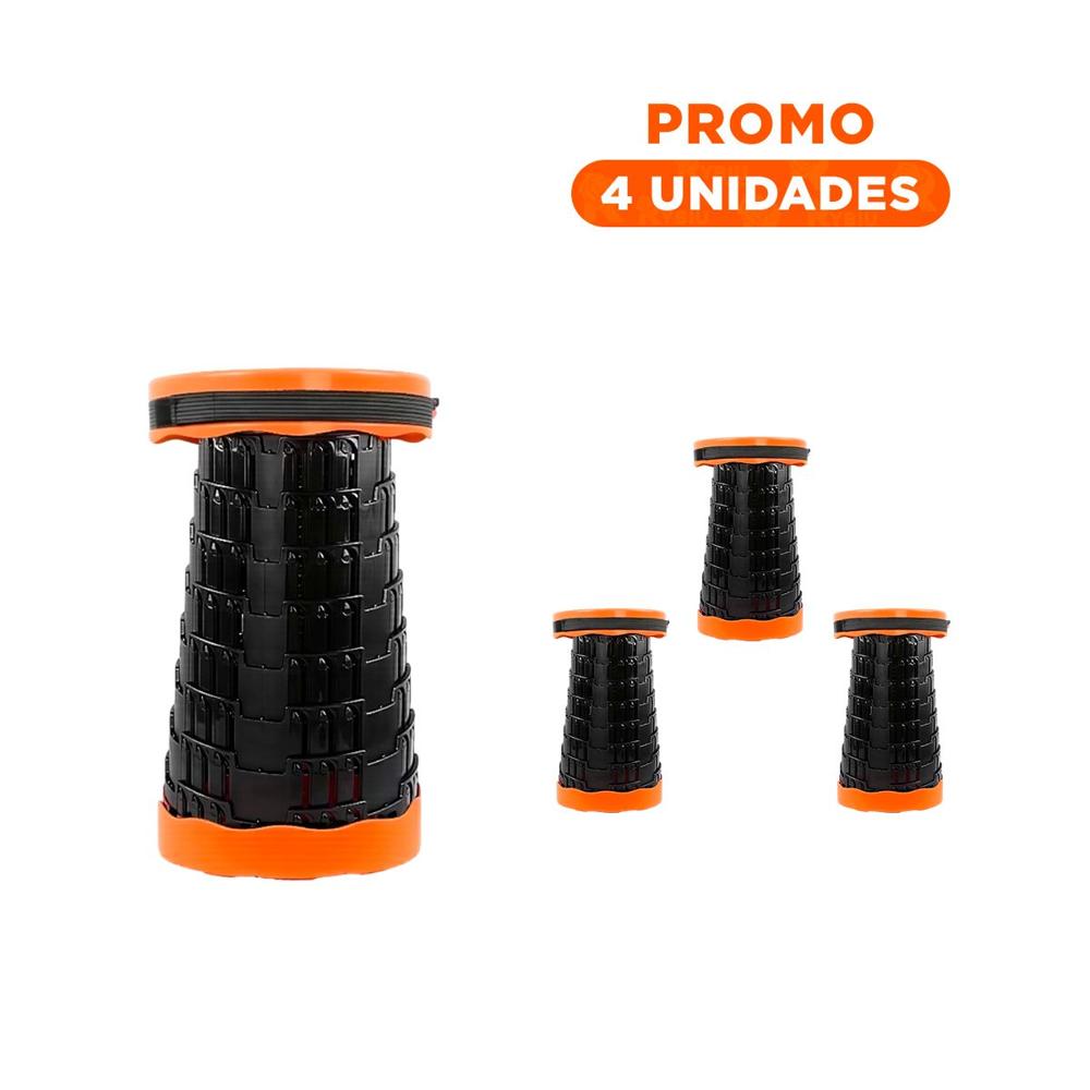 Pack4 Sillon Plegable con Tres Seguros para Espacios del Hogar Y+Regalo Sticker