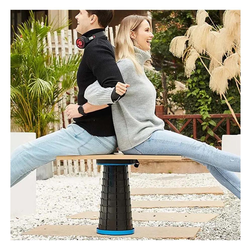 Butaca resistente 3 seguros portatil tapa azul centro negro para jardin Y+Regalo Sticker