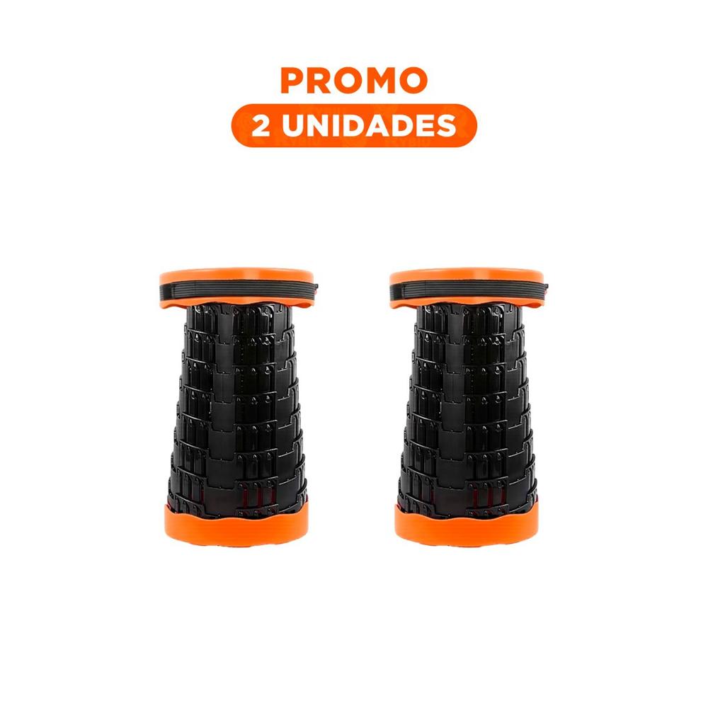 Pack2 Taburete con Tres Seguros para Espacios Comunes