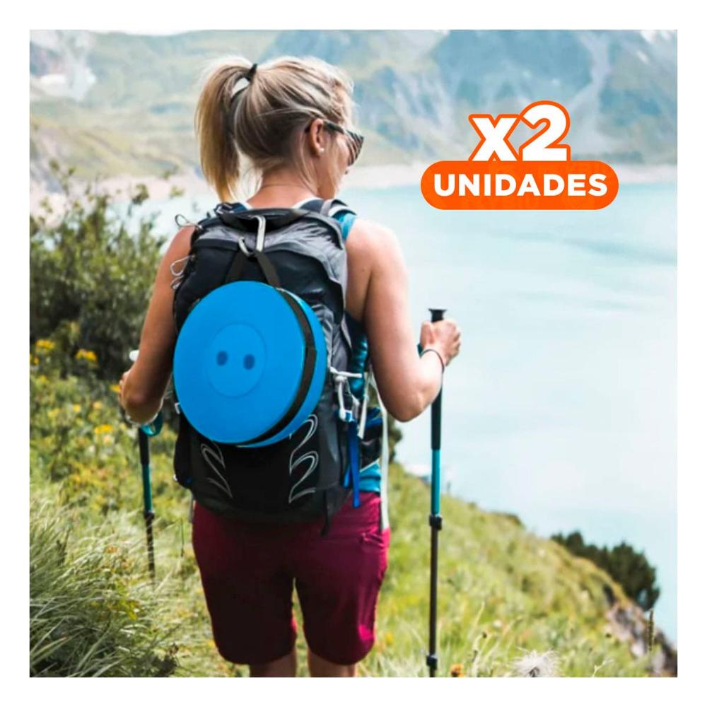 Pack2 Taburete Liviano Plegable con Tres Seguros para Uso Continuo Y+Regalo Sticker