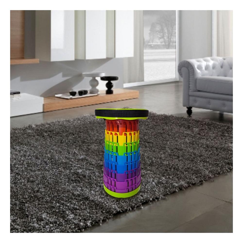 Banco Portatil con Tres Seguros Plegable para Espacios Interiores Hogar Y+Regalo Sticker