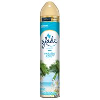 Ambientador en Aerosol GLADE Paraíso Azul Frasco 400ml