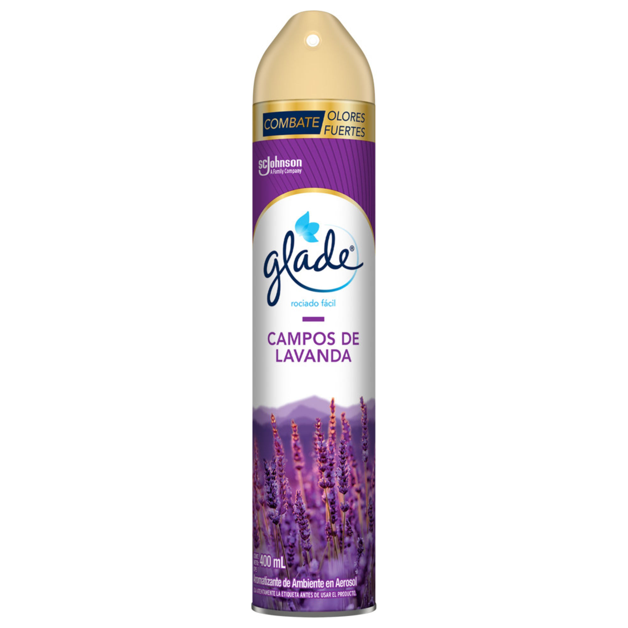 Ambientador en Aerosol GLADE Campos de Lavanda Fra