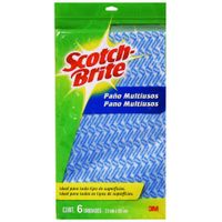 Paño Multiusos SCOTCH BRITE Paquete 6un