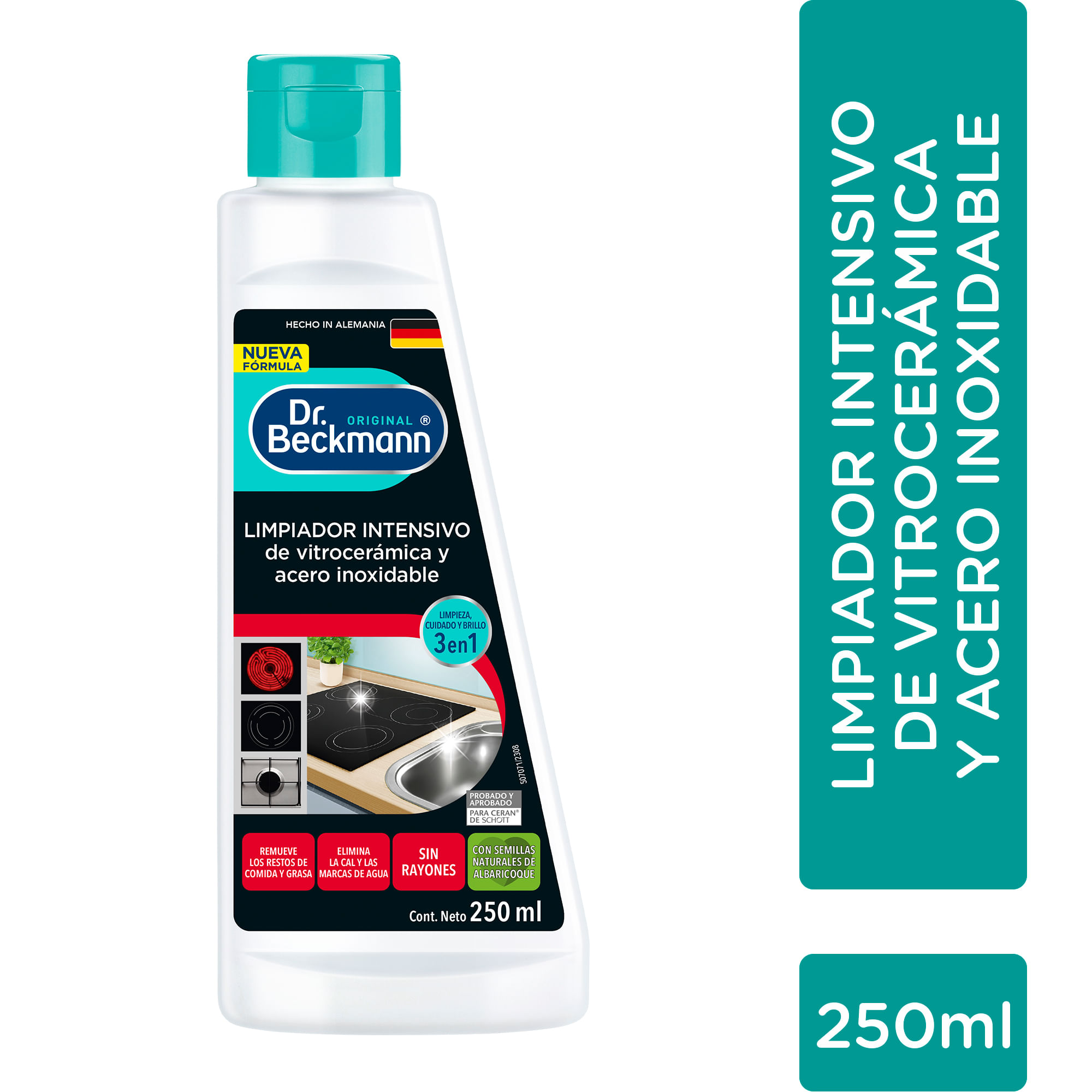 Sacagrasa DR. BECKMANN Estufas de Vitrocerámica Botella 250ml