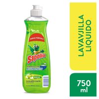 Lavavajilla Líquido SAPOLIO Manzana Botella 750ml