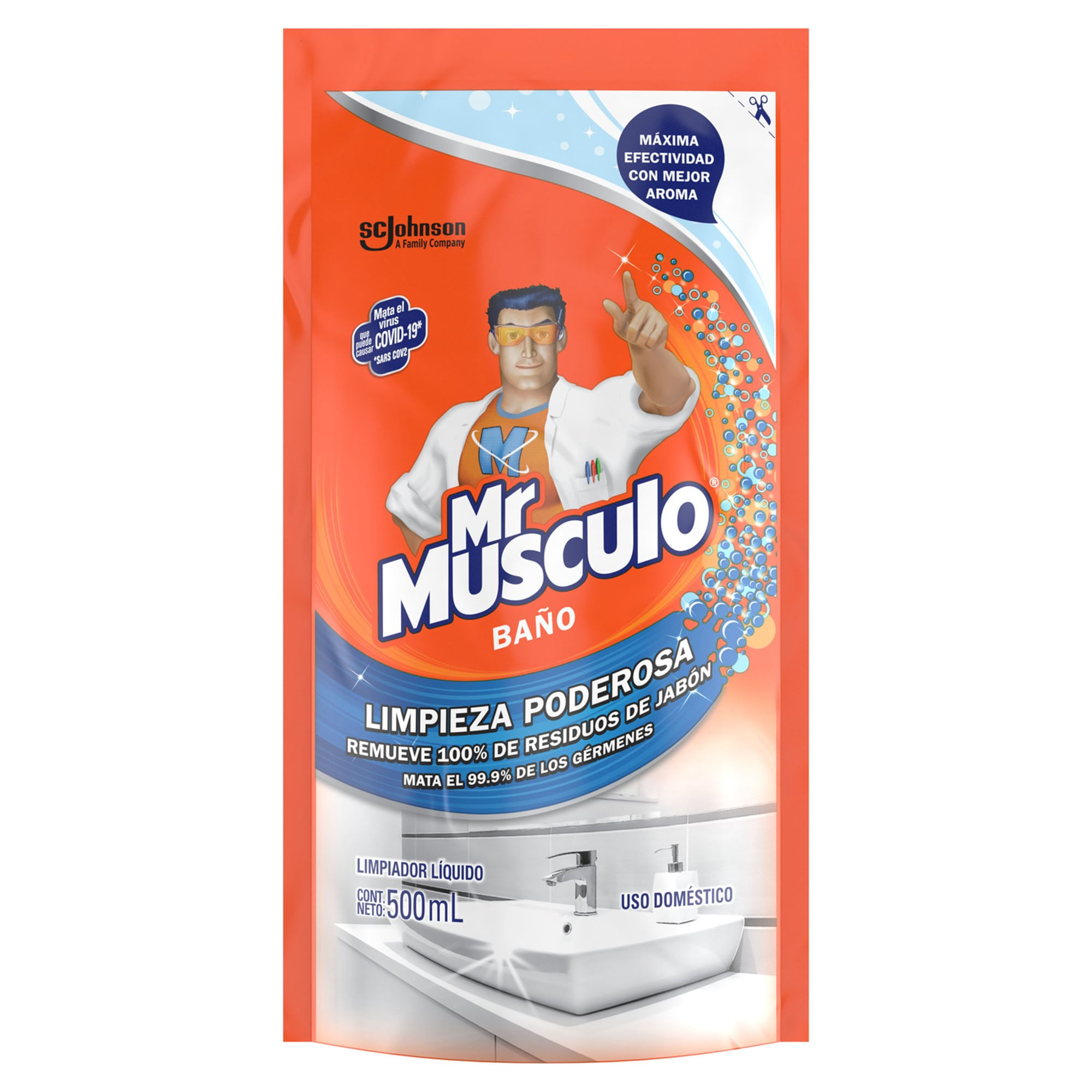 Desinfectante Líquido de Baño MR. MÚSCULO Repuesto