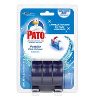 Desinfectante de Baño PATO Pastilla Fragancia Marina Empaque 3un