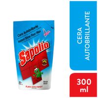 Cera Autobrillante SAPOLIO Rojo Doypack 300ml
