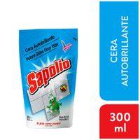 Cera líquida autobrillante SAPOLIO Neutral Doypack 300Ml