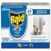 Insecticida RAID Aparato Eléctrico + repuesto 45 noches