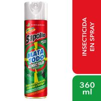 Insecticida en Aerosol SAPOLIO Mata Todo Frasco 360ml
