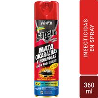 Insecticida Aerosol SAPOLIO Mata Cucarachas y Hormigas Frasco 360ml