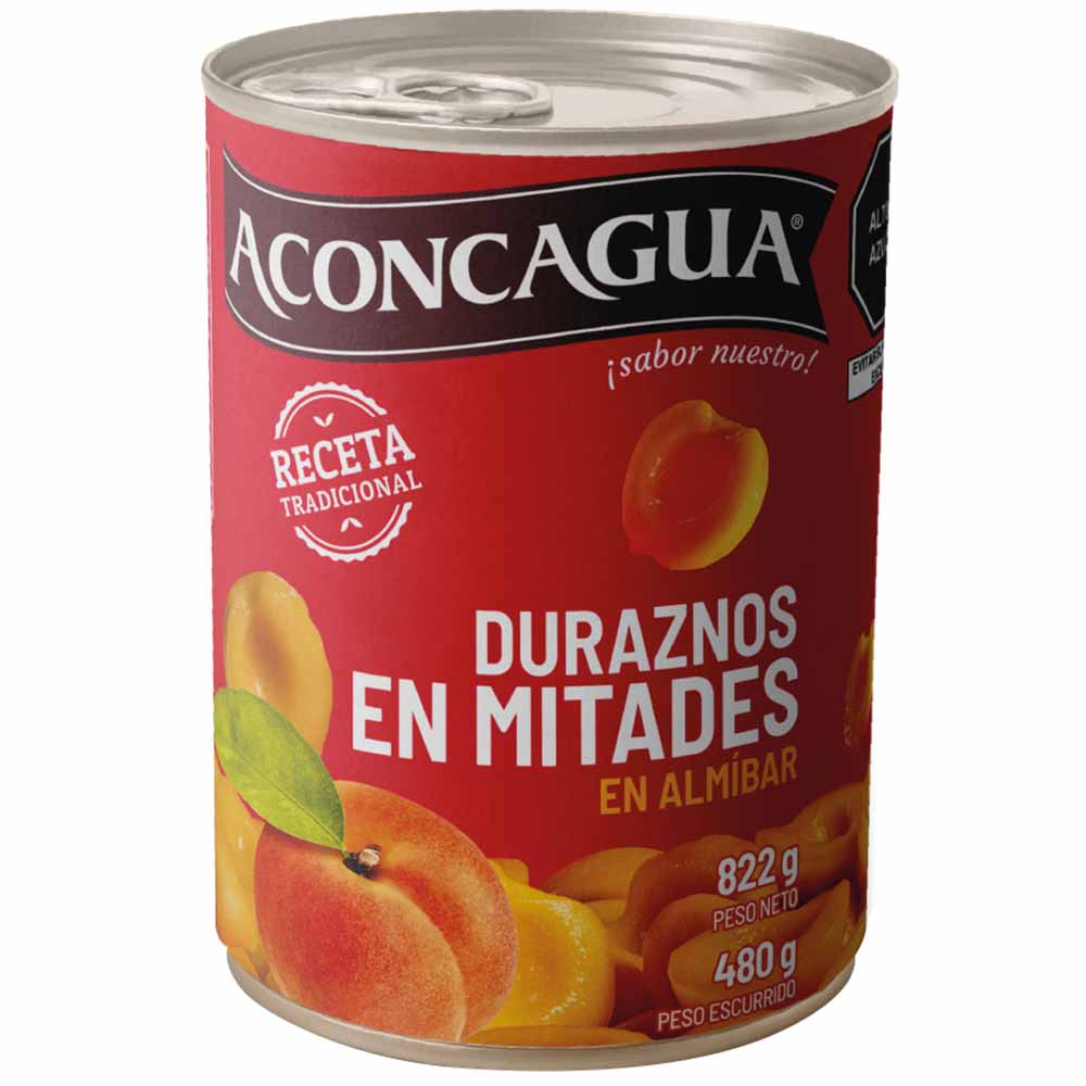 Duraznos por Mitades ACONCAGUA Lata 822g