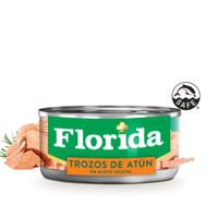 Trozos de Atún FLORIDA en Aceite Vegetal Lata 140g